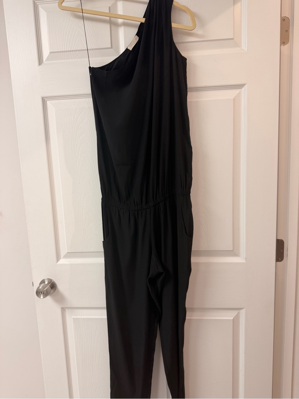 Ramy Brook Black One-Shoulder Jumpsuit